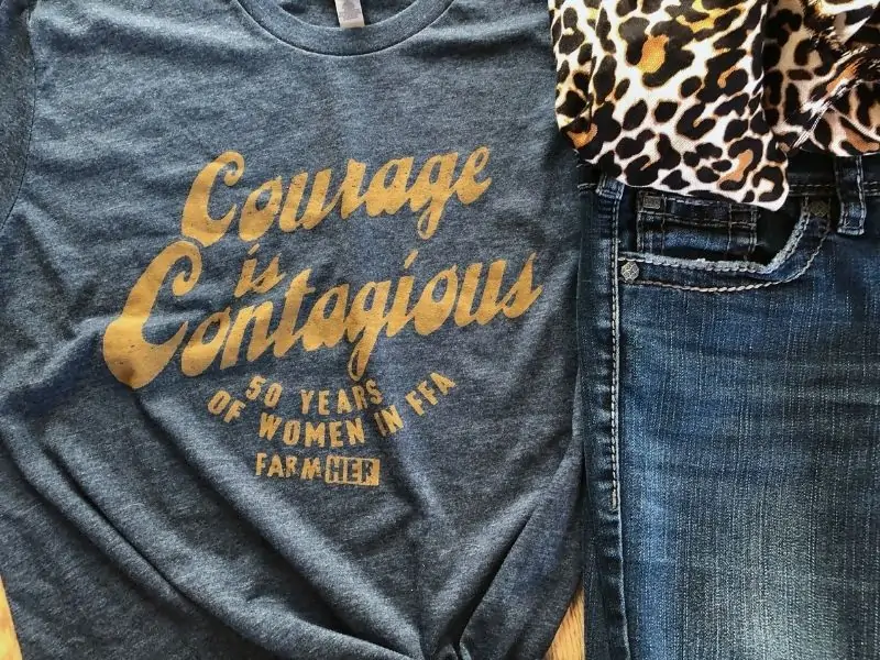 Courage is Contagious t-shirt