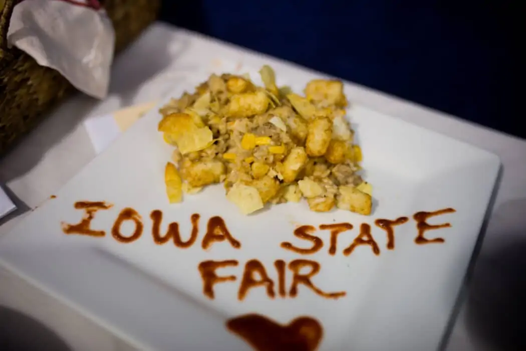 A casserole from the Food Bank of Iowa Chopped- Hot Dish Edition contest at the Iowa State Fair.