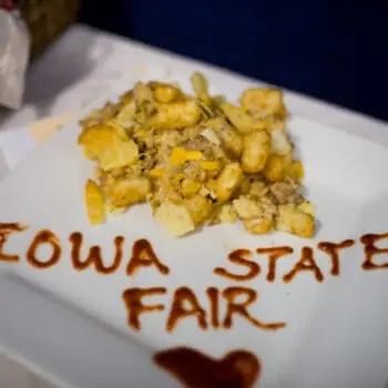 A casserole from the Food Bank of Iowa Chopped- Hot Dish Edition contest at the Iowa State Fair.