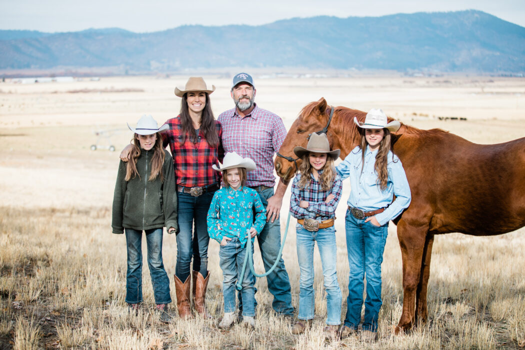 The family of Five Marys Farm