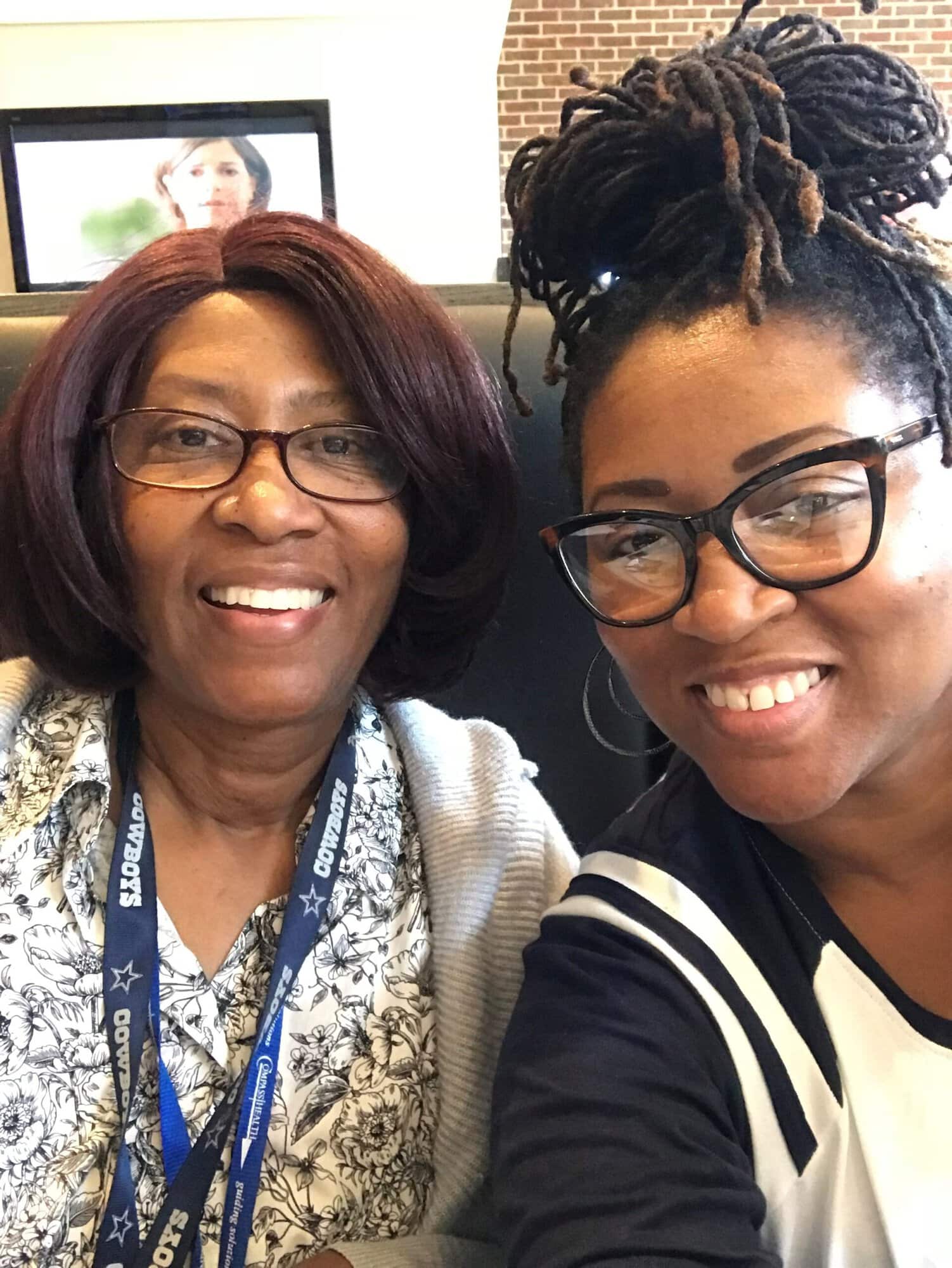 Willaims with her mother, Lois Vardeman (Photo courtesy of Drenda Williams)